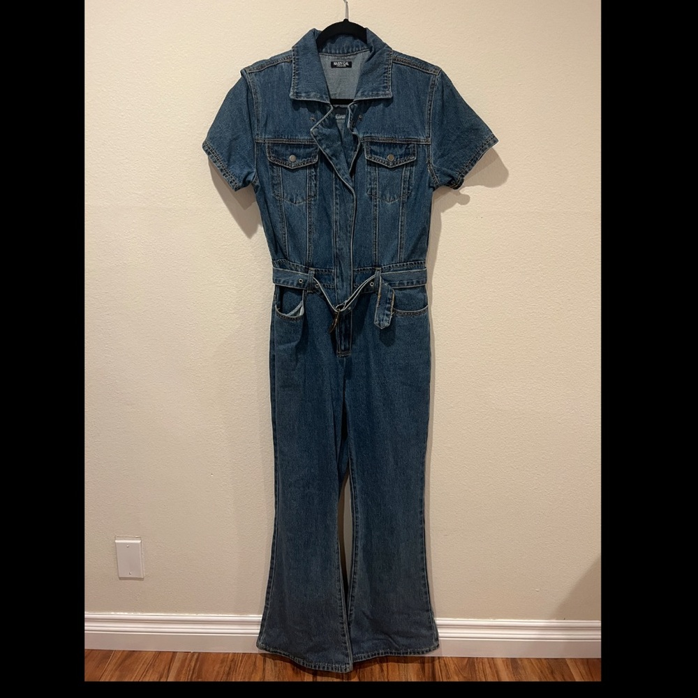 Nasty Gal Denim Jumpsuit